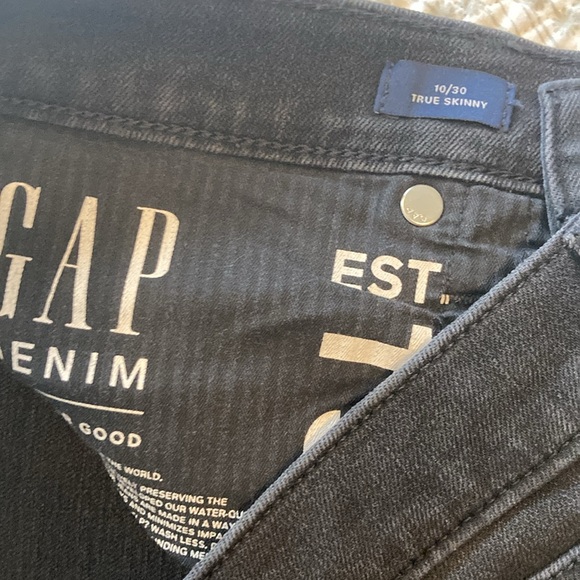 GAP Sky High waist True Skinny Ankle Jeans with Secret Smoothing Pockets 10 / 30 - Picture 4 of 6